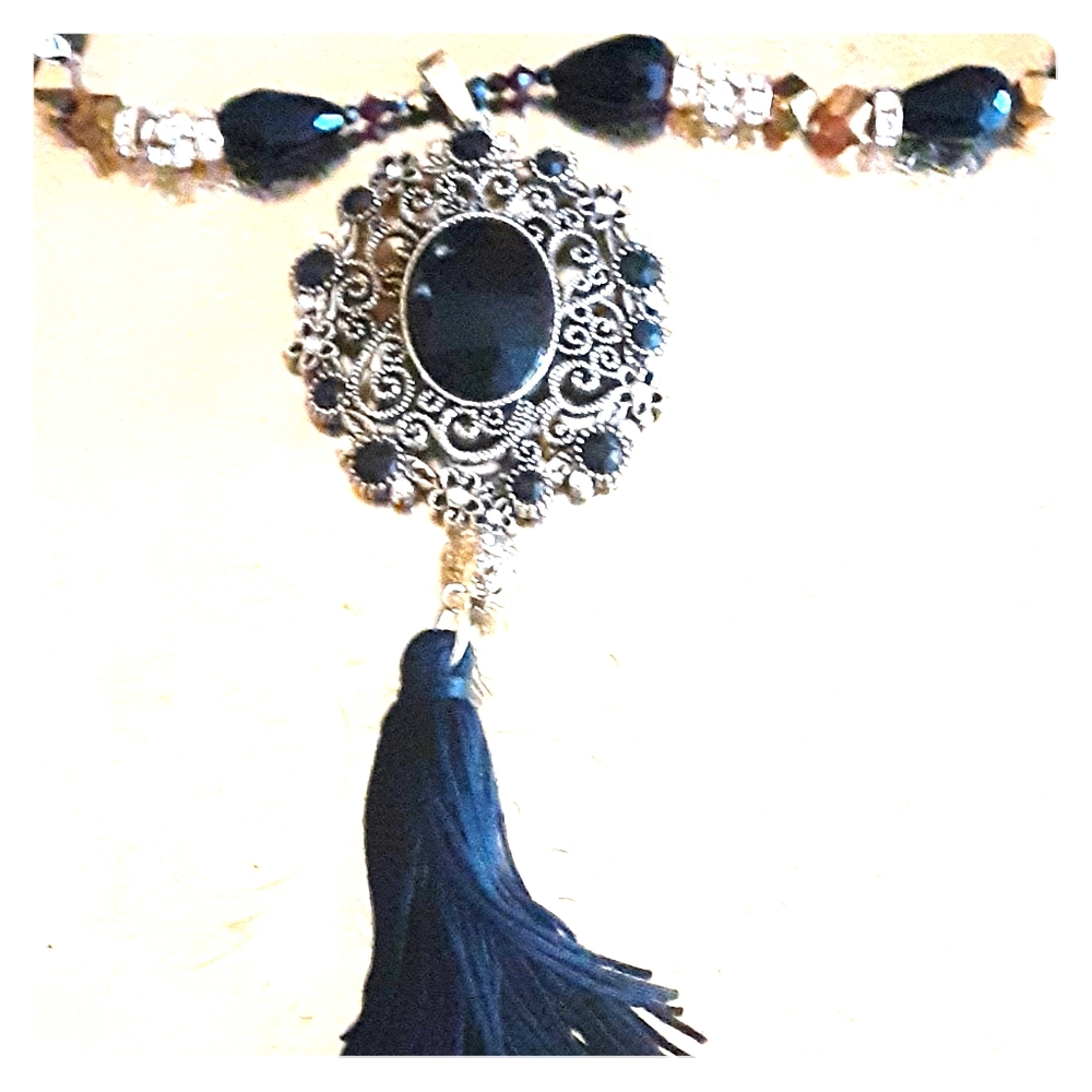 Handmade Swarovski crystal necklace